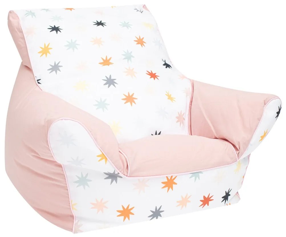 Gyermek fotel golyókkal töltött New Baby rózsaszín