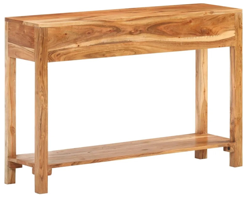 tömör akácfa tálalószekrény 110 x 30 x 75 cm