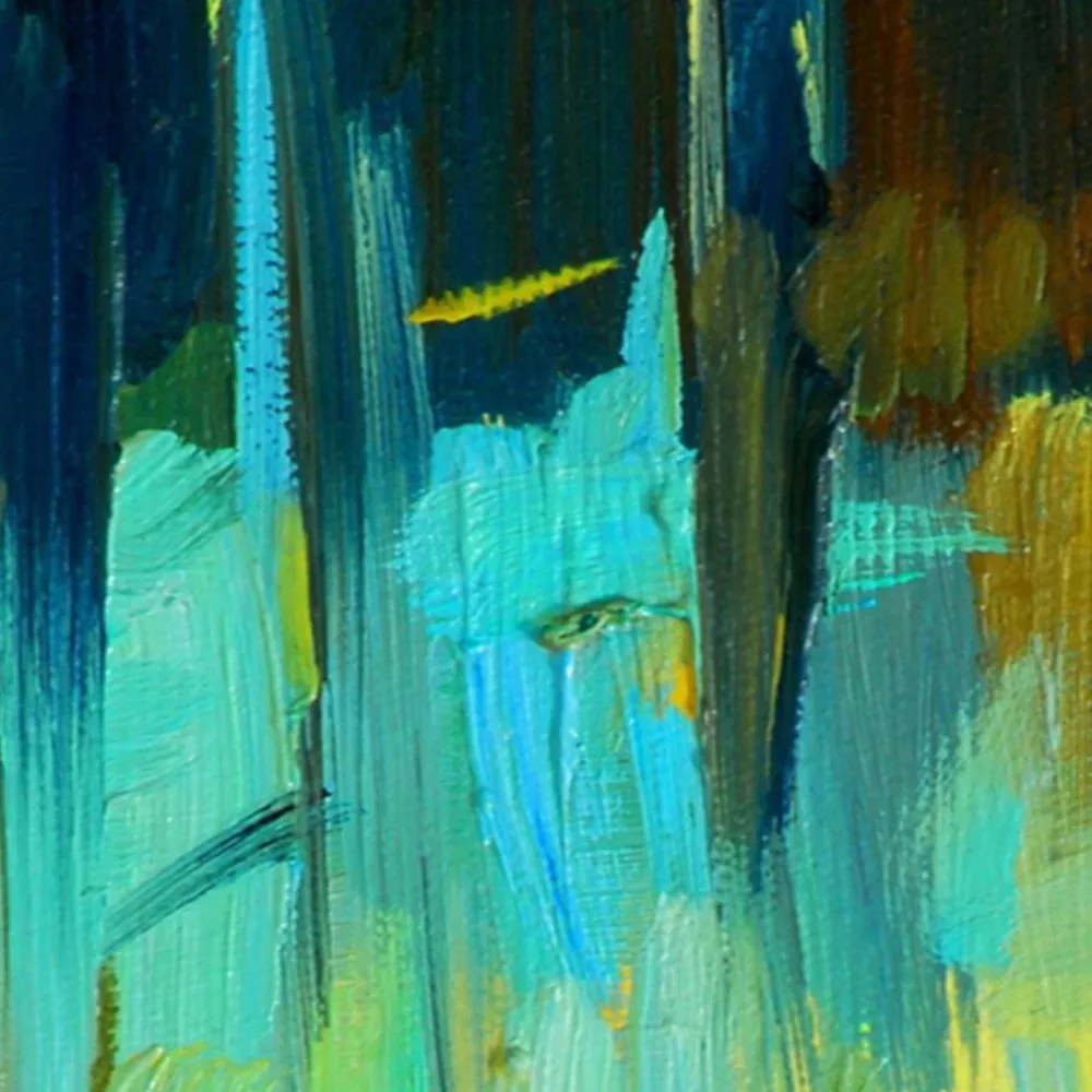 Gario Paraván Tengerparti absztrakció Méret: 180 x 170 cm, Kivitelezés: Klasszikus paraván