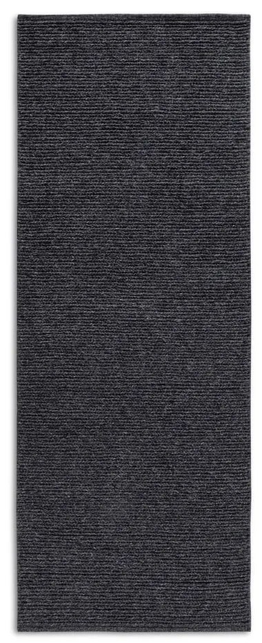 Sötétszürke kézi szövésű gyapjú futószőnyeg 80x200 cm Francois – Villeroy&amp;Boch