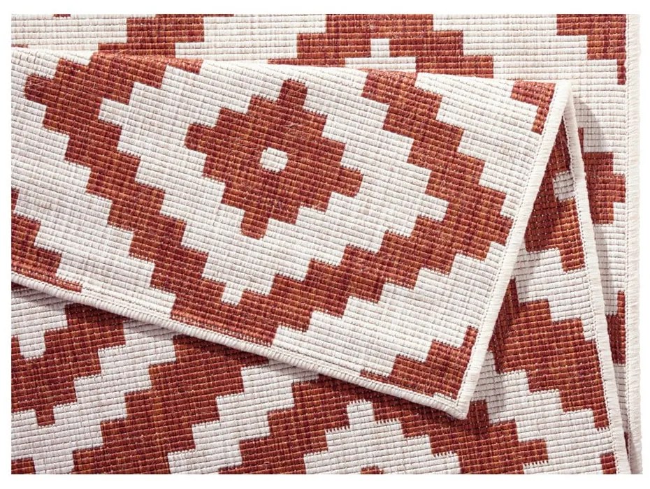Malta barna-krémszínű kültéri szőnyeg, 120 x 170 cm - NORTHRUGS