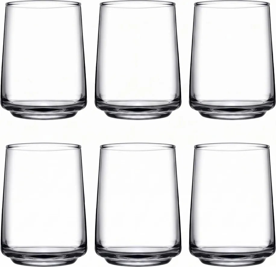 6 részes üveg pohár szett 270 ml