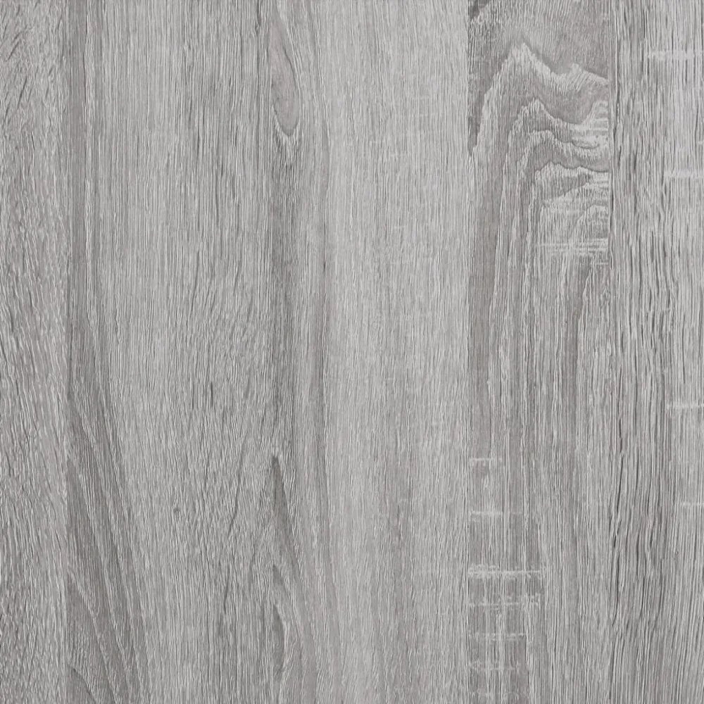 4 db szürke sonoma színű szerelt fa fali polc 60 x 10 x 1,5 cm