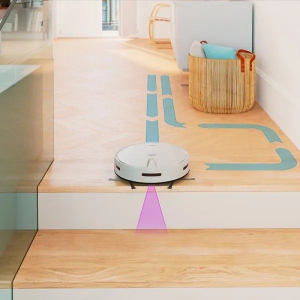 Niceboy ION Charles i4 - Intelligens robotporszívó 2in1 4400 mAh Wi-Fi fehér + távirányító