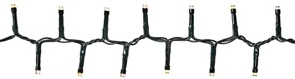 Nedis CLCC560 - LED Kültéri karácsonyi lánc 560xLED/7 funkciós 14m IP44 meleg fehér