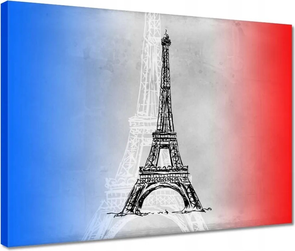 Vászonkép 40x30 Eiffel-torony