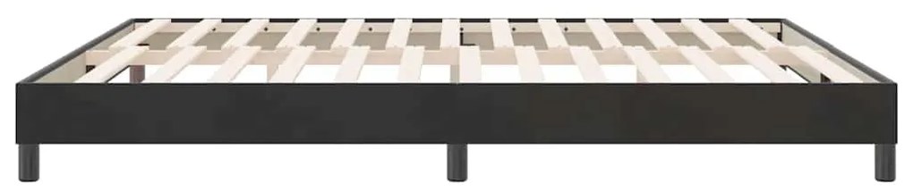 vidaXL ágykeret matrac nélkül Fekete 180x210 cm Bársony