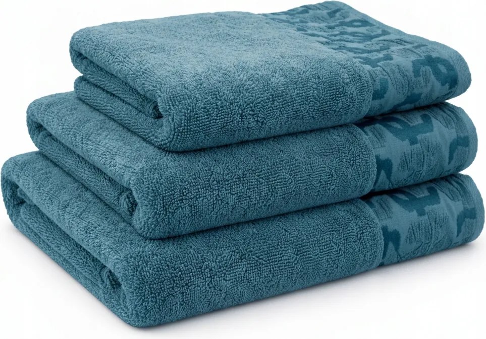 3 db-os Donna 500 g/m² pamut törölköző szett – 100×150 70×140 50×90