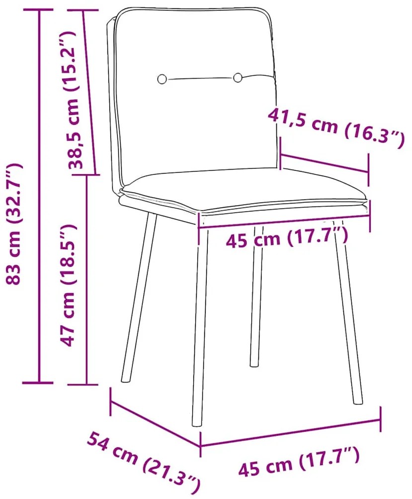 4 db sötétzöld bársony étkezőszék