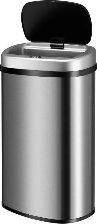 Szemeteskuka automata 60 L mozgásérzékelő rozsdamentes acél