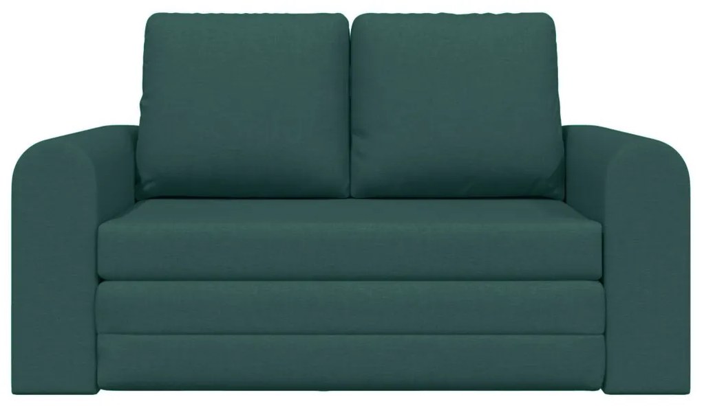 Floor Kanapé Ágy 2 az 1-ben Sötét Zöld 148x71x83 cm Szövet