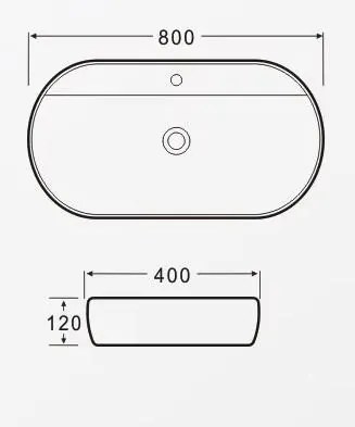 AREZZO design MESA 80x40 mosdótál AR-432
