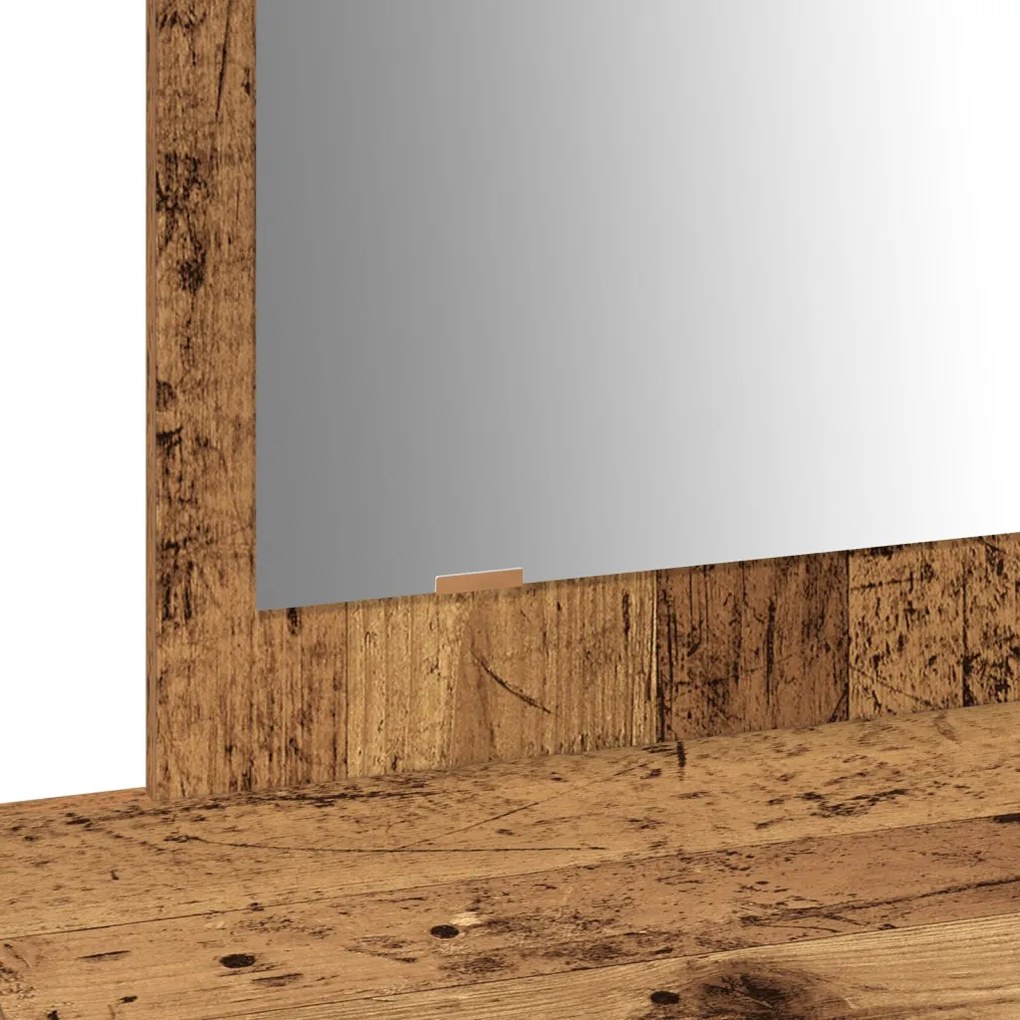 Fali Pipereasztal - Vintage Fa - 100x40x70 cm