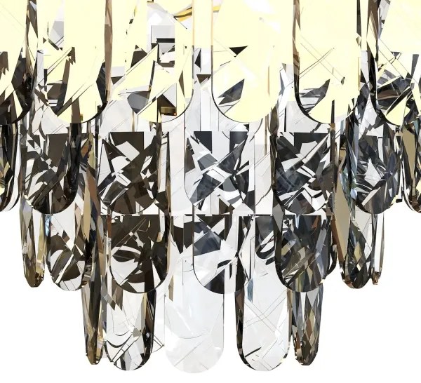 Mennyezeti lámpa LUXURIA 9xE14/40W/230V átm. 48 cm arany