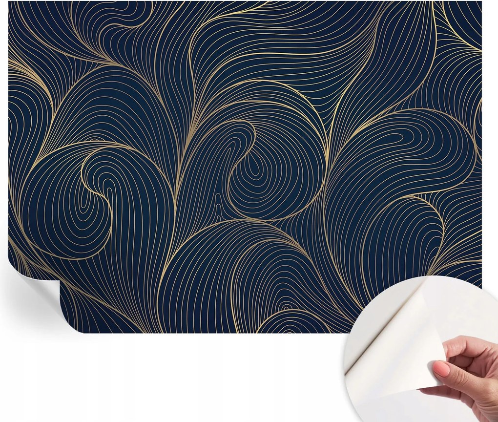 Dekoratív öntapadós fotótapéta Hálószobába Hullámos motívum 208x146 cm