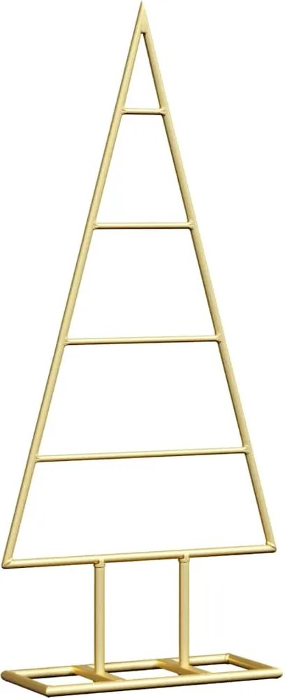 vidaXL Fém karácsonyfa állvánnyal Arany 60 cm Porszórt Acél