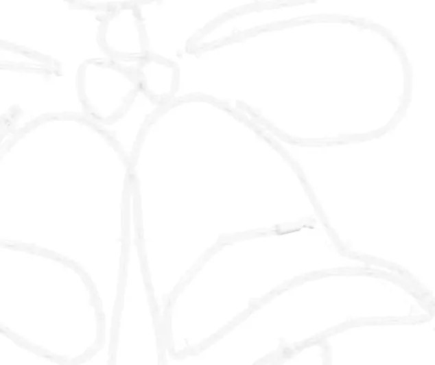 Karácsonyi Harang 144 LED-del Sokszínű 56 x 46 cm PVC