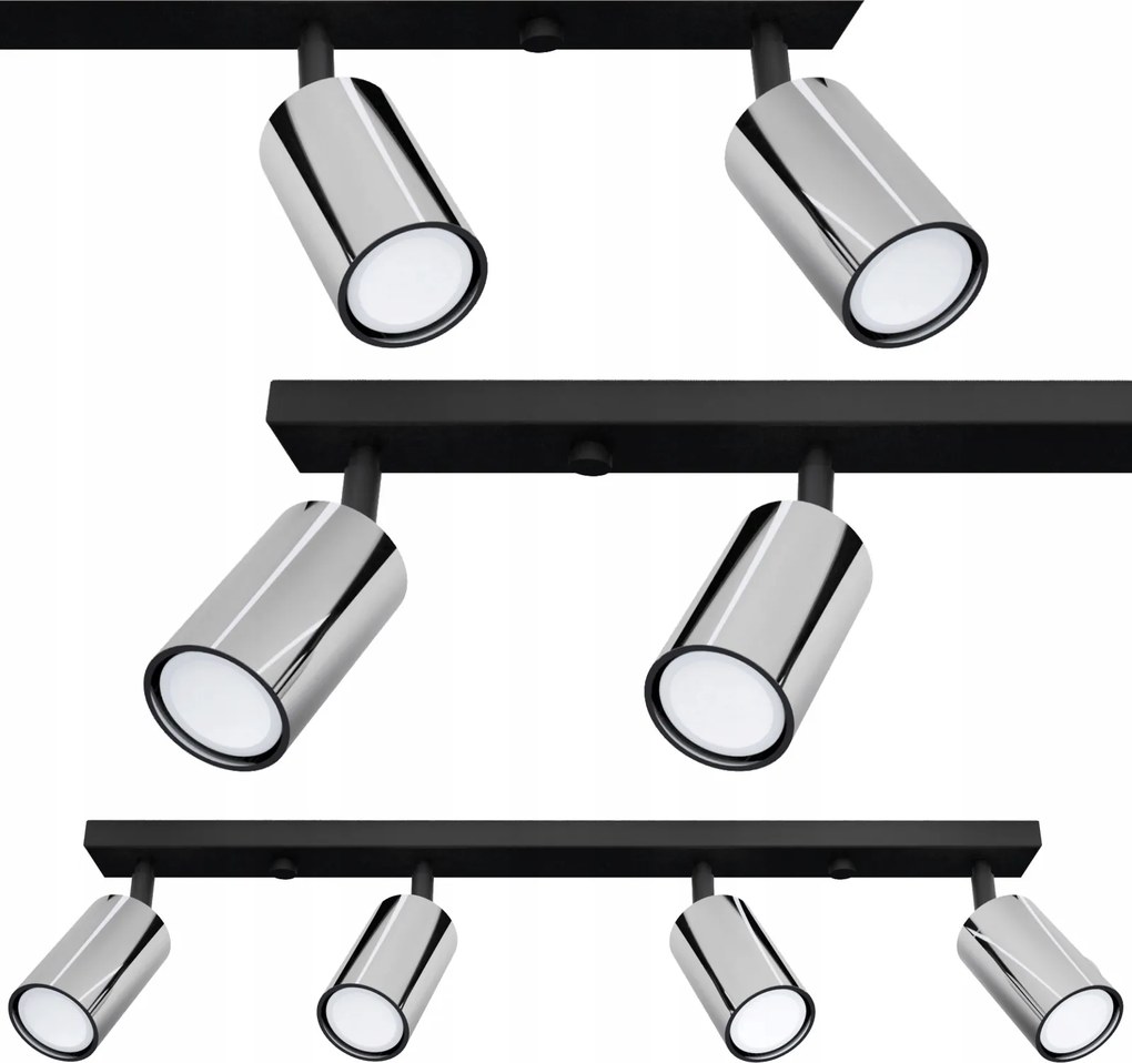 Mennyezeti függőlámpa cső Plafon Fém 64 cm Állítható fény