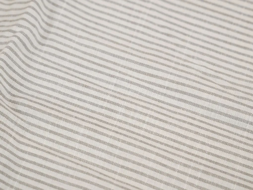 Pamut ágynemű LINIE GREY világosszürke Ágyneműhuzat mérete: 70 x 90 cm | 140 x 200 cm