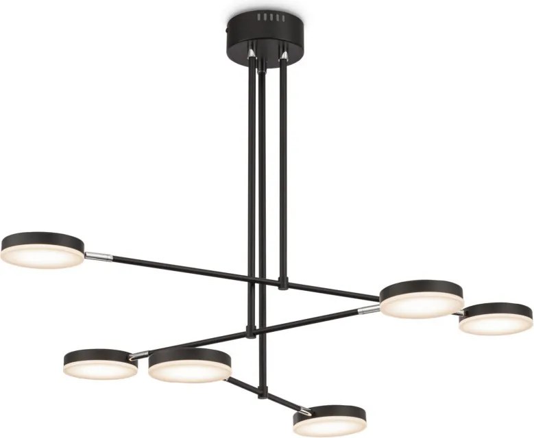 MAYTONI MOD070PL-L38B3K FAD Modern Led Függesztett Lámpa Fekete LED IP20