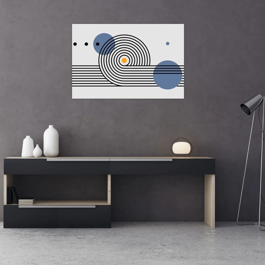 Kép - Minimalista absztrakció N⁰1 (90x60 cm)