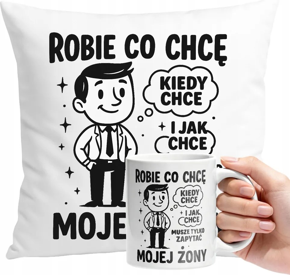 Bögre Párna Szett Azt Csinálok, Amit Akarok Személyre Szabott Ajándék Szöveg