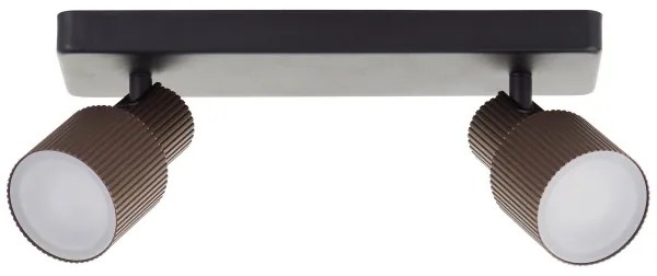 Brilliant - LED Spotlámpa CADIZ 2xGU10/5W/230V bronz