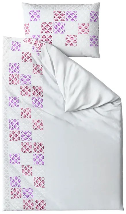 Mikroszatén ágyneműhuzat VELLARI, világosszürke Ágyneműhuzat mérete: 70 x 90 cm | 140 x 200 cm