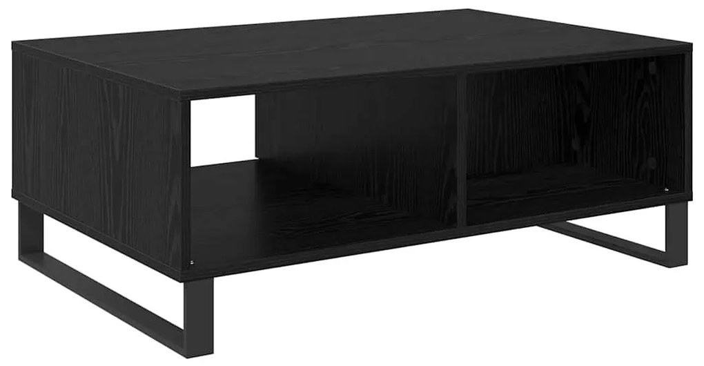 Dohányzóasztal fiókkal Musta tammi 90 x 60 x 35 cm Faanyag