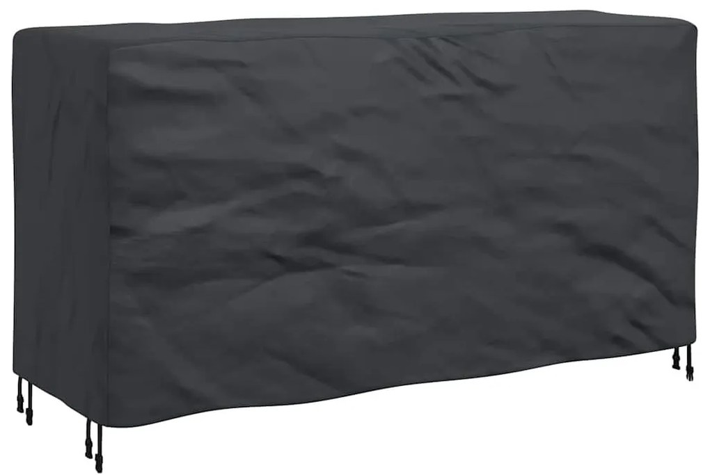 Kültéri bútorhuzat Fekete 180 x 70 x 90 cm 210D