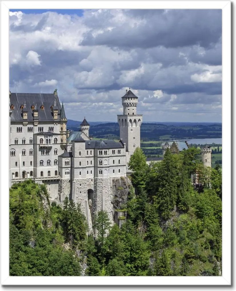 Poszterek keretben 40x50 Neuschwanstein kastély