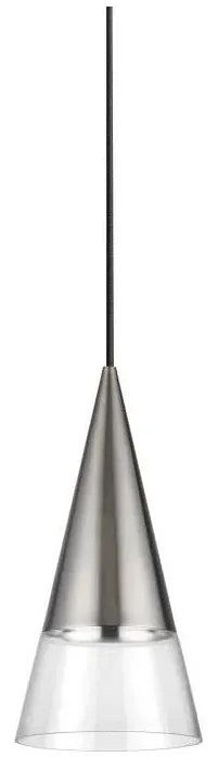 Ideal Lux Ideal Lux - LED Csillár zsinóron CONO 1xGU10/7W/230V átm. 15 cm króm ID322803