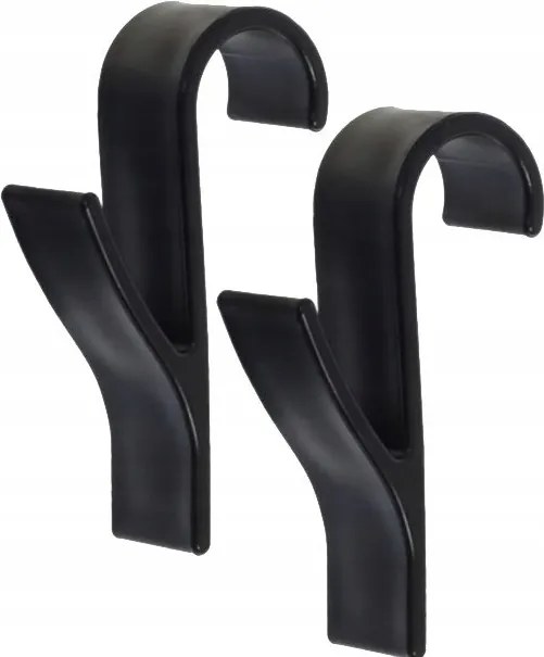 Fürdőszobai Akasztó Fekete Radiátor Törölközőtartó 2x