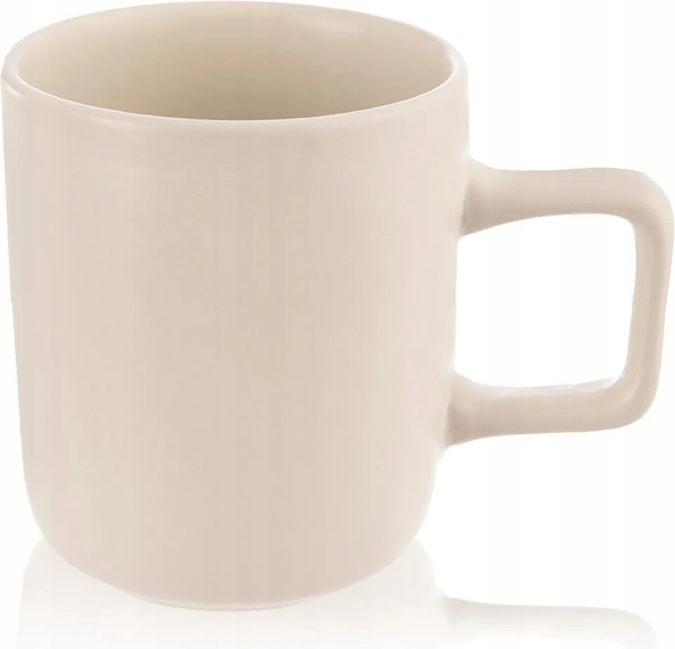 Kerámia Kávés Bögre Meleg Hideg Italokhoz Krémes 380 ml