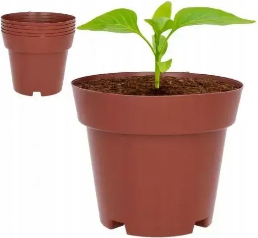 Ipari ültető kaspó vetéshez 14cm 5db Elősegíti a csírázást