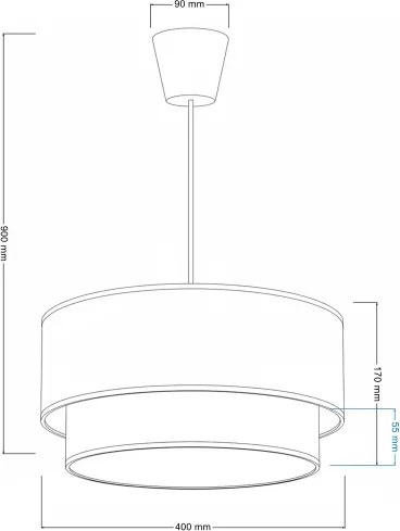 Brilagi-LED Gyerek csillár kábelen BOBO 1xE27/60W/230V Ø40 cm krém/zöld/dzsungel