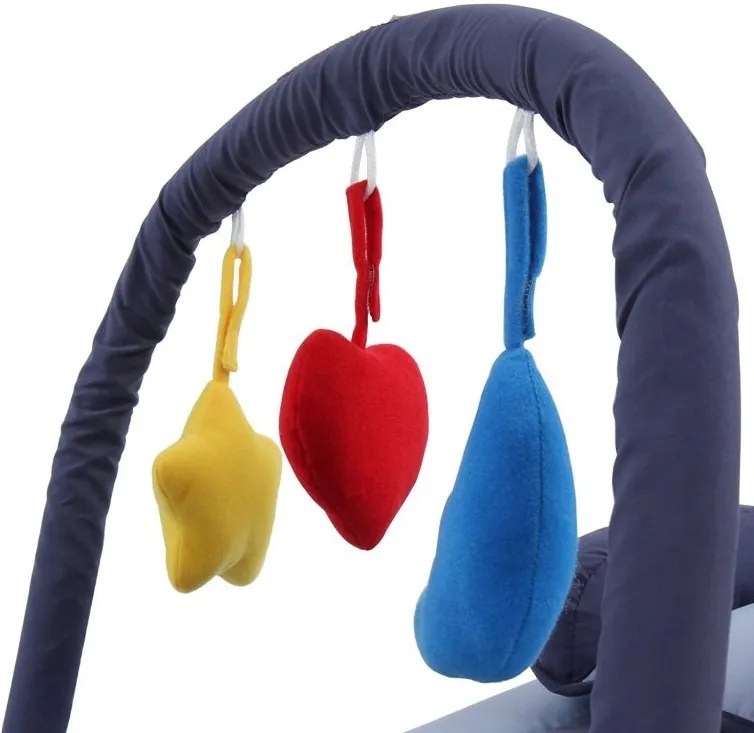 Pihenőszék 65 x 42 x 62 cm - kék sötét