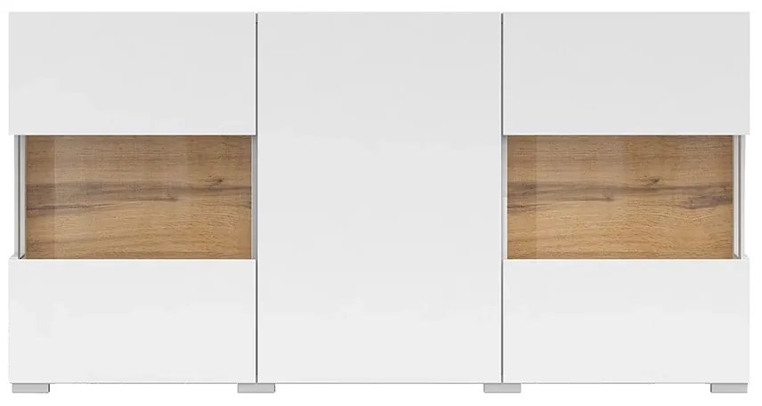 Vitrin Avernic 25-ös típus (fehér + wotan tölgy). Akció -19%. 1042051