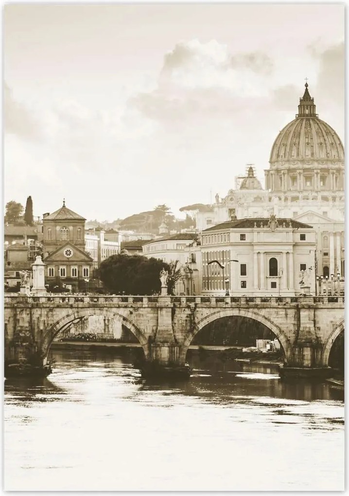 Poszterek 70x100 Róma Vatikán panoráma