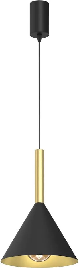 MILAGRO MLP0977 PERU Modern Függesztett Lámpa Fekete, Sárgaréz E27 IP20