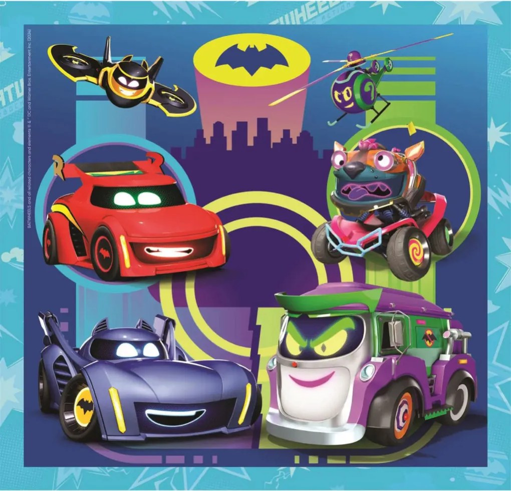 Batman Batwheels 3x48 db-os puzzle Clementoni