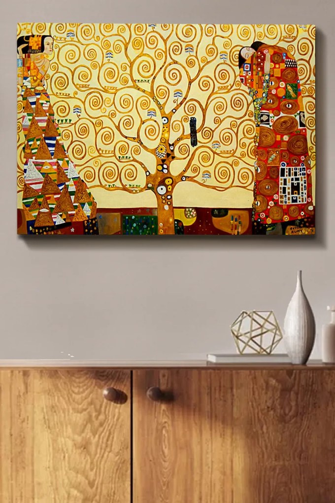 Kanvas Tablo 272 Gustav Klimt vászonkép, 50 x 70 cm