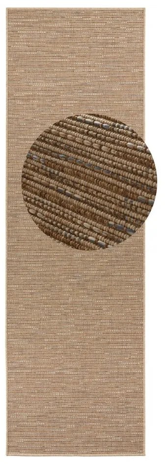 Nature barna futószőnyeg, 80 x 250 cm - BT Carpet