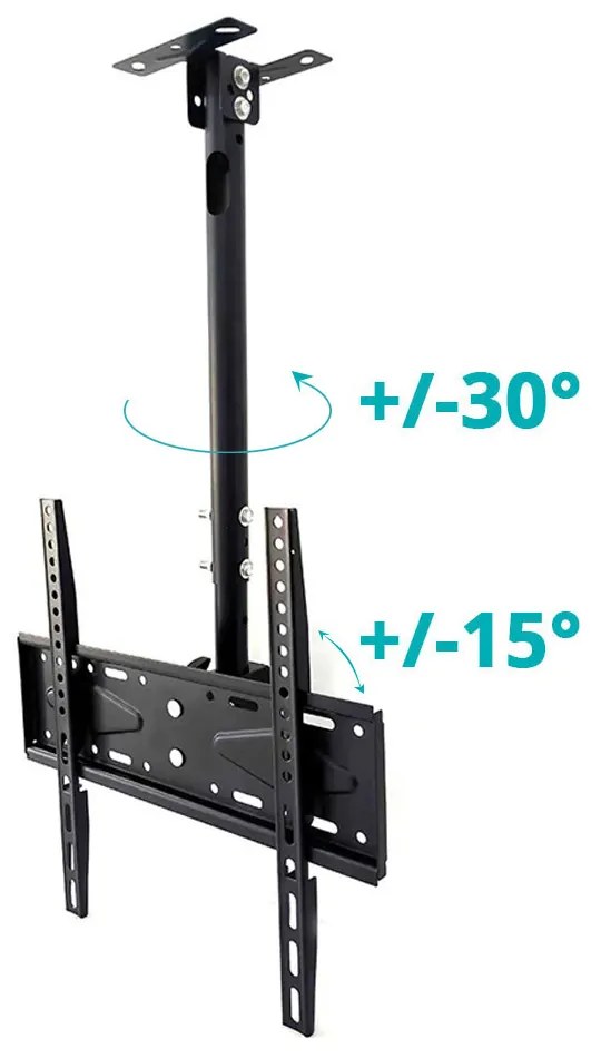 Plafonhoz rögzíthető TV tartó konzol, 26-55&quot;