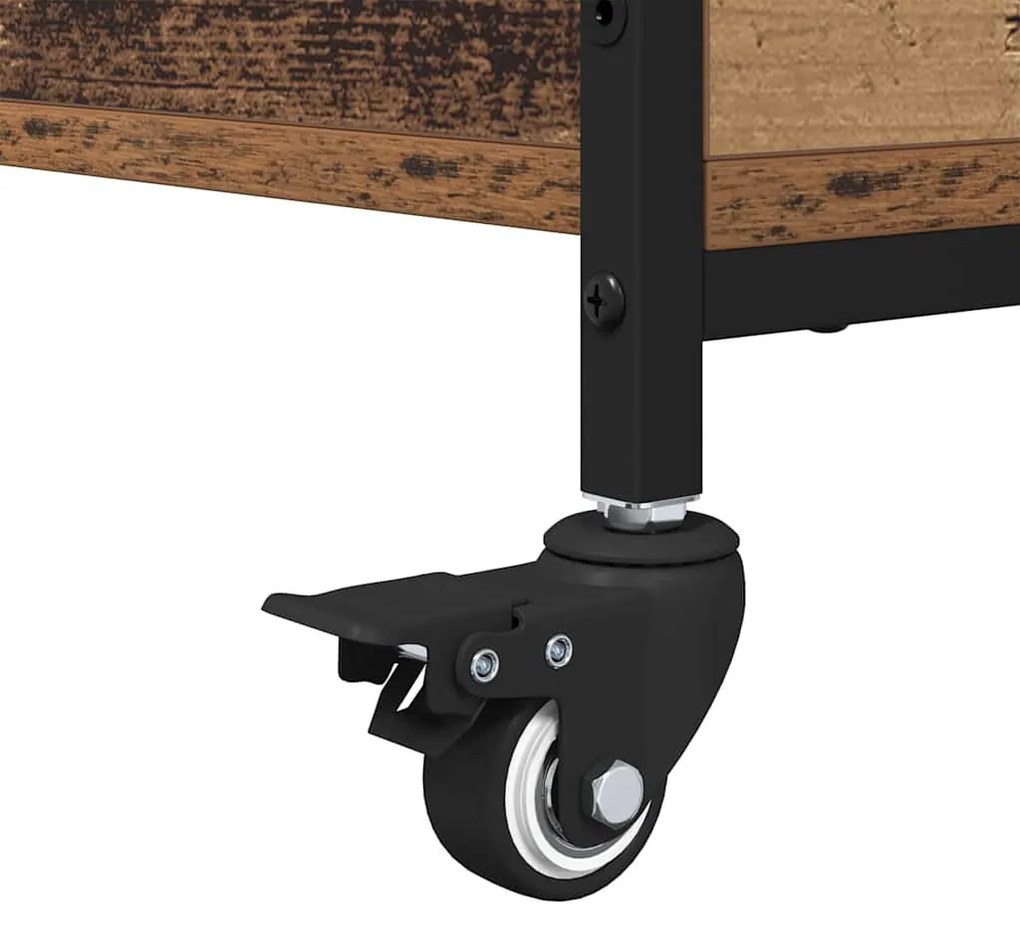 vidaXL Dohányzóasztal Öreg fa 91 x 55 x 32 cm Faanyag