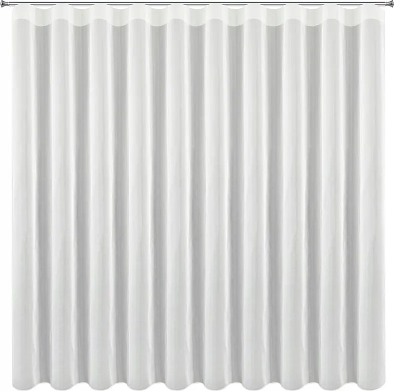 Krémszínű függöny Violet 200X170 Hullám 1:2 sima fátyol