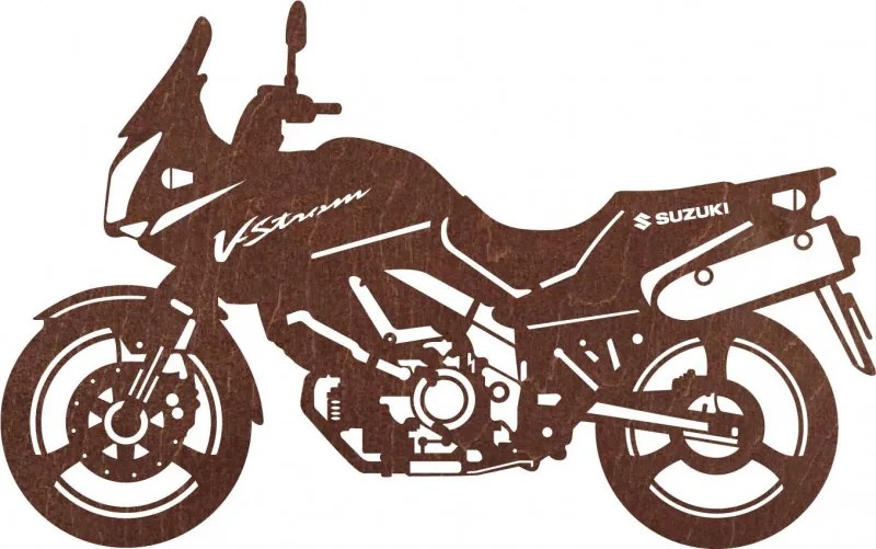 Stílusos falfestmény motorkerékpárra - SUZUKI