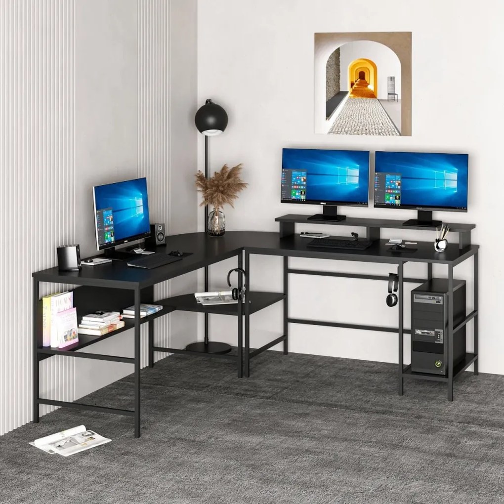 Greta gamer íróasztal, 180 cm – TR506MNR3345