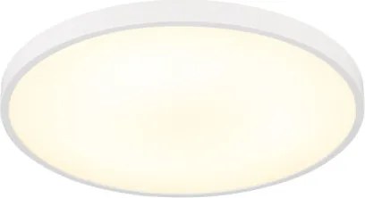 Globo 41566-15W Mennyezeti lámpa, matt fehér műanyag, felfelé is világít "háttérvilágítás", ø: 230mm, M: 35.5mm, tartozék: LED 15W 230V, 1300lm forrás, 650lm kimenet, 4000K