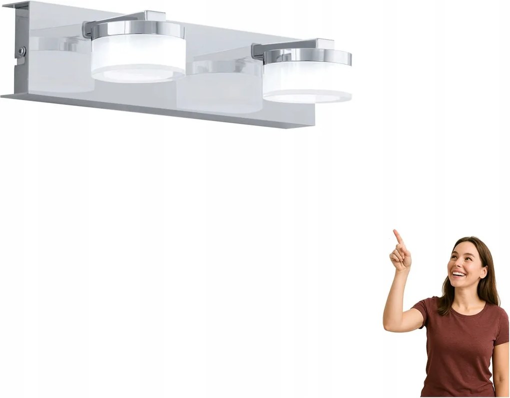 LED-es fürdőszobai fali lámpa 2x7,2W Romendo 1 96542 Eglo
